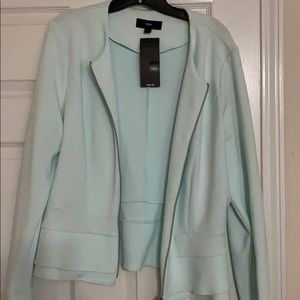 Peplum style blazer jacket